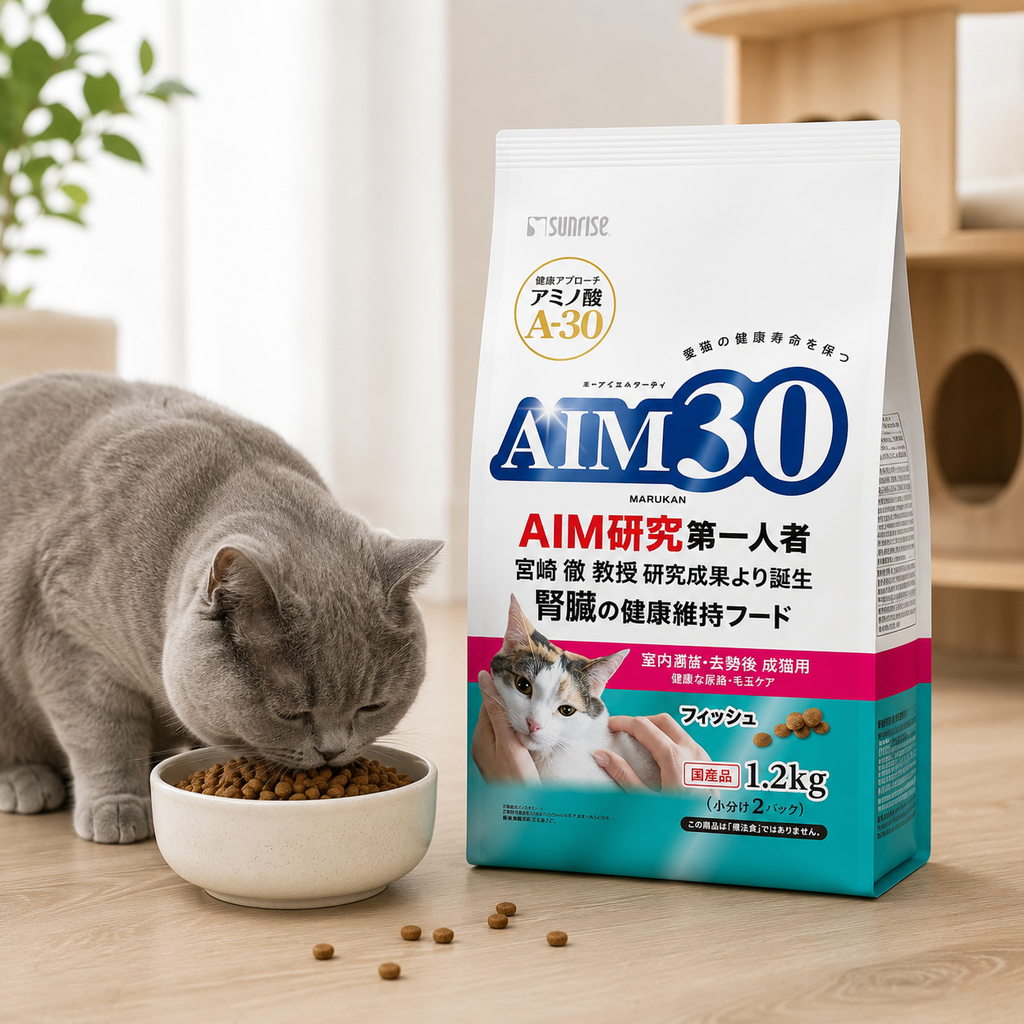 AIM30 Indoor Adult Cat Kidney & Vitality Care (Fish Formula for Spayed/Neutered Cats)